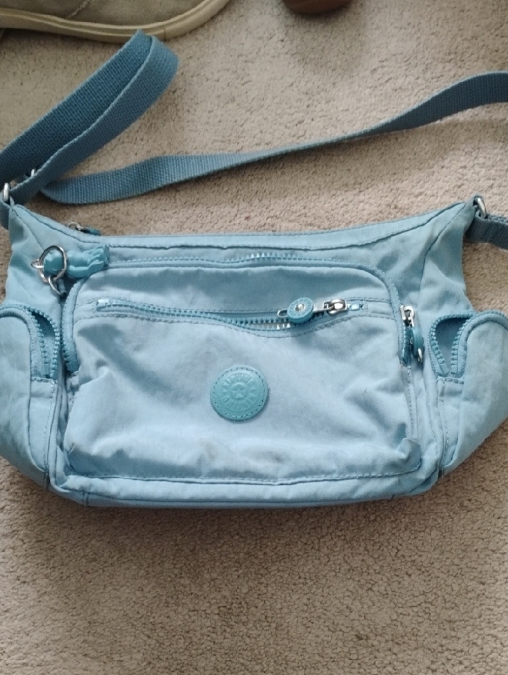 Kipling Baby Blue Crossbody Purse